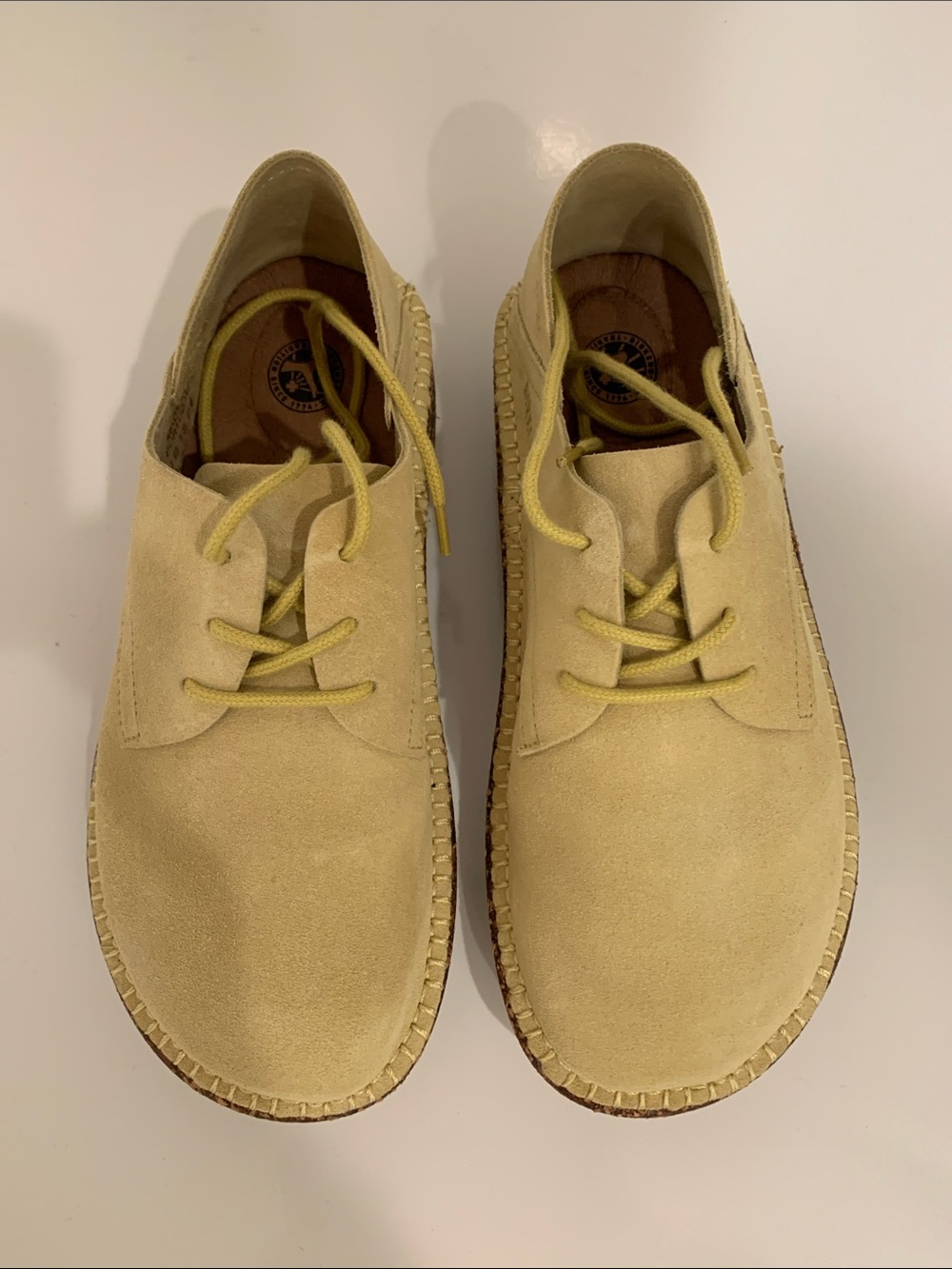Birkenstock Women’s GARY Suede Shoes in Popcorn